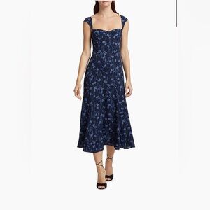 Reformation Bryson Midi Dress, NWT